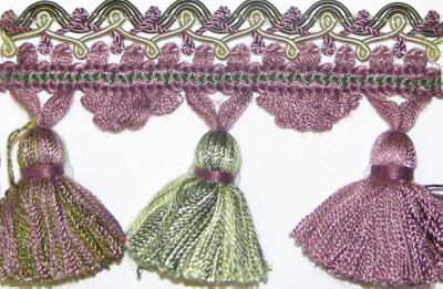 Stout Trim Apollo Tassel Fringe Lavendar